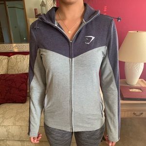 Gymshark zip up sweatshirt